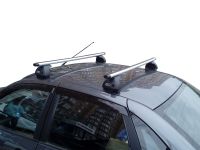 Багажник на крышу Lada Granta, Евродеталь, аэродинамические дуги