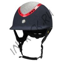 Шлем для верховой езды EQ3 Pardus Micromocca Красный Бриллиант (винтовая регулировка)