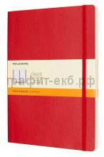 Книжка зап.Moleskine XLarge Soft Classik линейка красная QP621F2
