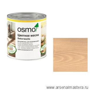 Цветное масло с воском прозрачное для внутренних работ Osmo Dekorwachs Transparent 3102 Бук дымчатый 0,75 л