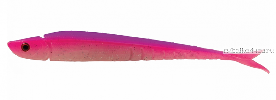 Силиконовая приманка WAKE PELAGEAR 6.0" 15см/ 13гр/ Цвет: Rainbow Herring (Упаковка 5 шт.)