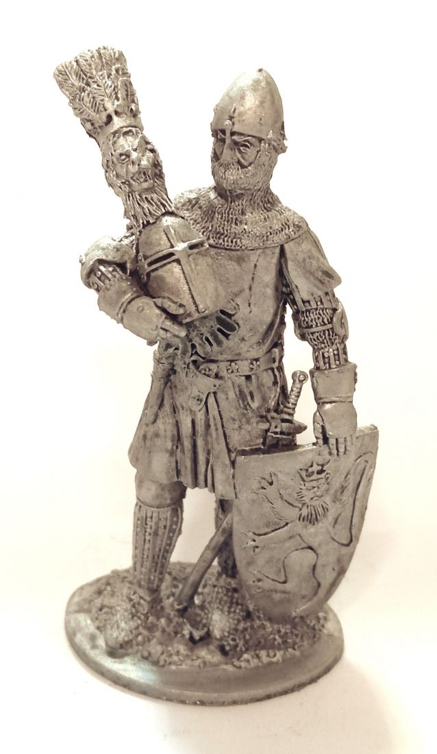 Фигурка Немецкий рыцарь Гюнтер фон Шварцбург, 1345 год олово