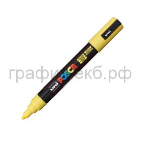 Маркер декоративный UNI POSKA 1,8-2,5мм желтый цвет2 PC-5M