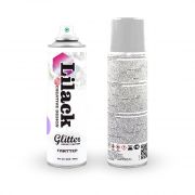 Lilack Glitter Effect Coating Аэрозольный глиттер, название цвета "Сверкающее серебро", глянцевый, объем 335мл.