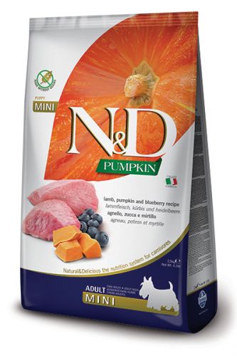 N&D Lamb Pumpkin & Blueberry Adult Mini (НД ягненок, тыква и черника для собак мелких пород)
