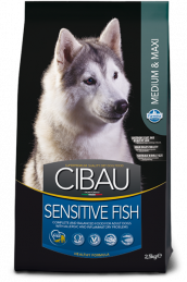 CIBAU SENSITIVE FISH MEDIUM & MAXI (Чибау сенситив медиум и макси с рыбой).