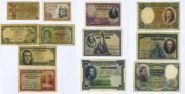 Набор ИСПАНИЯ (старая Европа) 1920-1950х года, 12 банкнот Msh