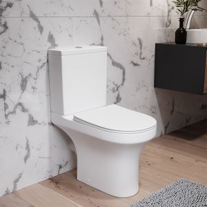 Унитаз-компакт безободковый Damixa Skyline DX35C8600SC, с сиденьем микролифт