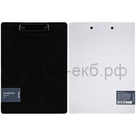 Папка-доска А4 Berlingo Steel&Style черная/белая планшет PPf_93014