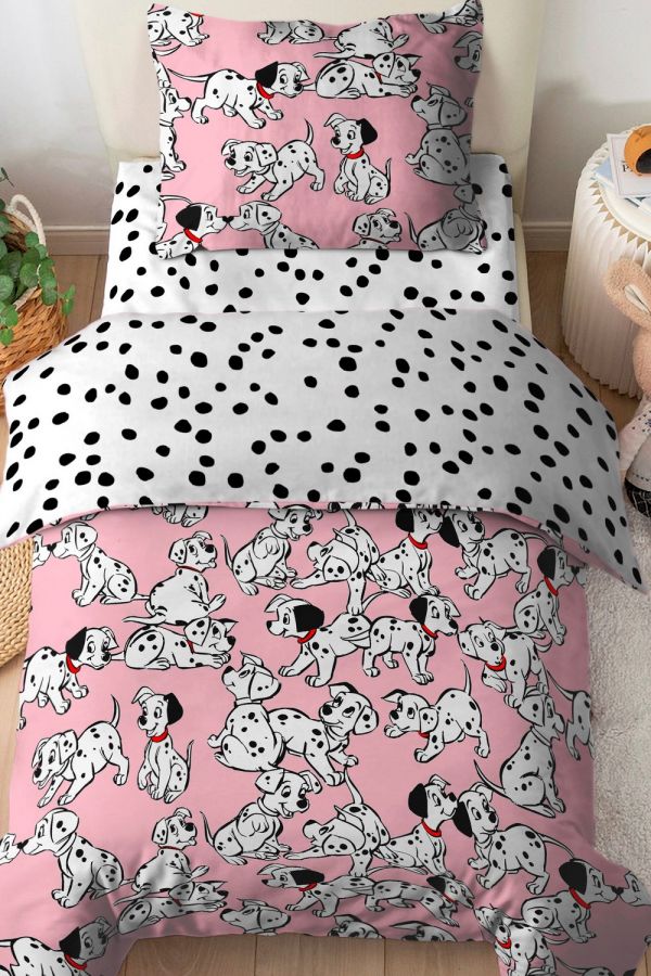 Бязь 1.5 спальный [розовый] Павлинка 101 Далматинец постельное белье