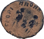 Римская монета Фоллис №1. ОРИГИНАЛ Римская Империя 1-2 век