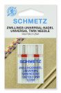 Иглы двойные Schmetz 130/750HS ZWI №90/3.0 - 2 Штуки