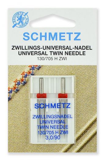 Иглы двойные Schmetz 130/750HS ZWI №90/3.0 - 2 Штуки
