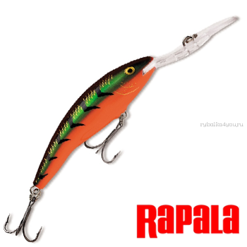 Воблер RapaIa Tail Dancer Deep 110мм / 22 гр /Заглубление: 0 - 9 м /  цвет: TDD11-RDT