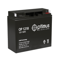 Аккумулятор герметичный VRLA свинцово-кислотный OPTIMUS OP 1218 (12V/18Ah)