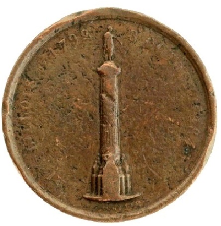 медаль 1792 Франция Революция Осада Лилля