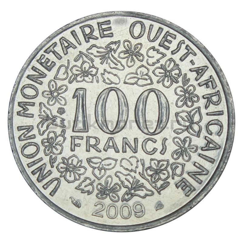 100 франков 2009 Западная Африка