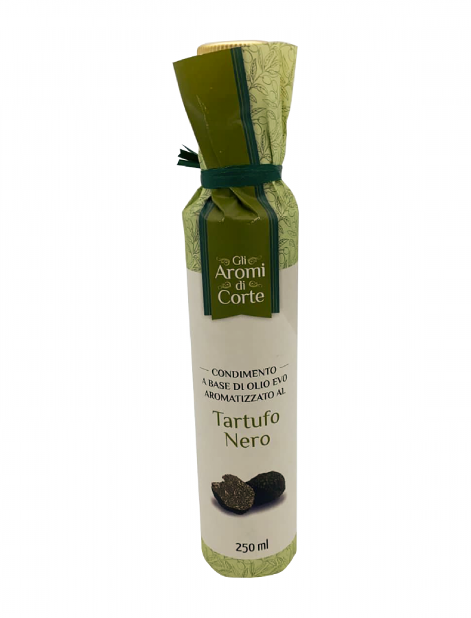 Масло оливковое с черным трюфелем (дорическая) 250 мл, La Corte d'Italia. Bottiglia Dorica Tartufo nero 250 ml, La Corte d'Italia