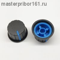 Ручка потенциометра Черно-Синяя