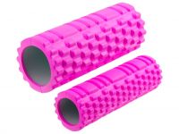 Валик-матрёшка для йоги полый жёсткий (Розовый), артикул 29157