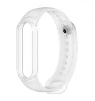 Силиконовый ремешок для Xiaomi Mi Band 3/4 (Прозрачный)