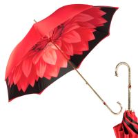 Зонт-трость Pasotti Rosso Georgin Oro