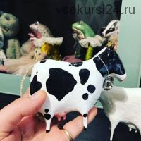 Маленькая лепная коровка (Светлана Полунина)