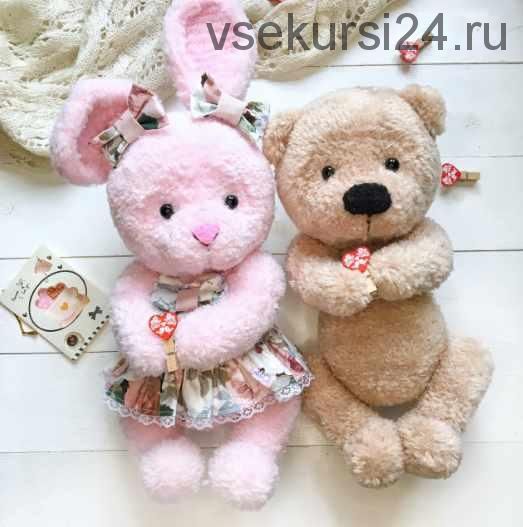 МК Зайка и мишка Миня (My Toy Crochet)