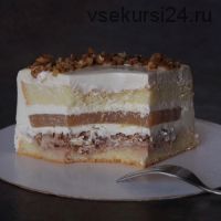 Диетический бисквитный торт «Карамельная груша» (change_yourself)