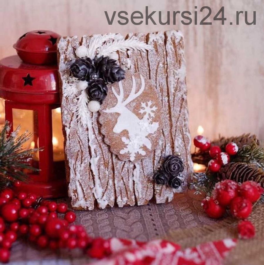 Новогодний пряник с оленем (Виктория Назаренко)