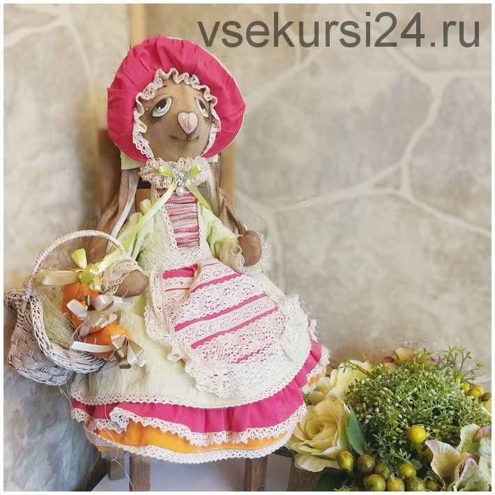 [Soroka HM] Зая в капоре и с лукошком морковок (Анастасия Голенева)