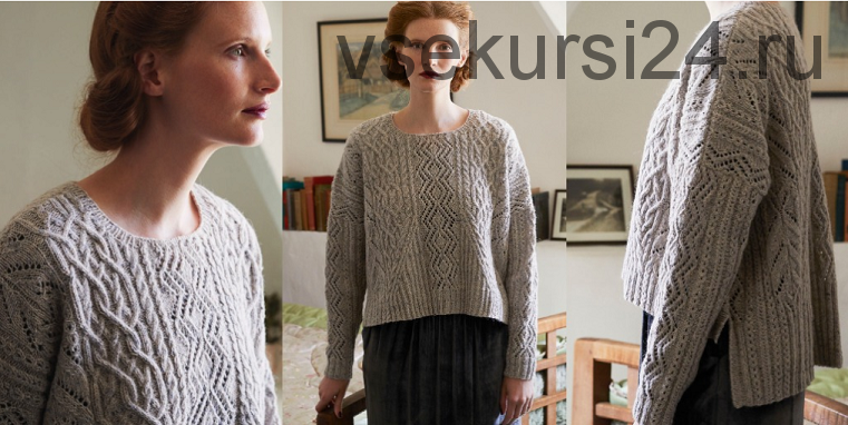 [Вяжи.ру] Пуловер оверсайз «Vita» (Marie Wallin)