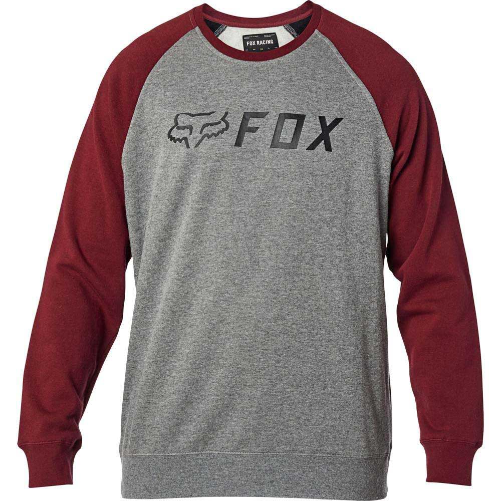 Fox Apex Crew Fleece Grey/Red толстовка