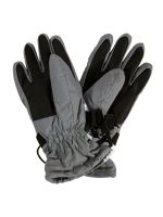 Серые перчатки для мальчика подростка на зиму