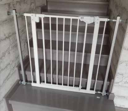 Ворота безопасности 93-100х76 (dg11) перегородка  барьер без сверления стен Baby Safe
