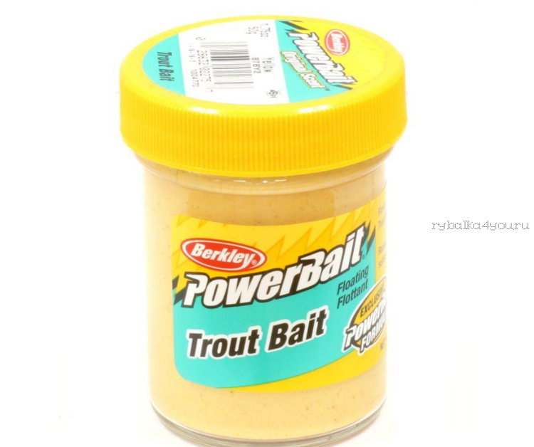 Паста Berkley Biodegradable TroutBait Yellow (смесь рыбных запахов)