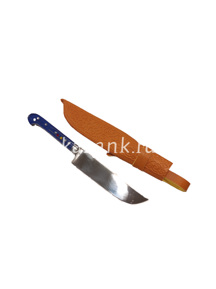 Пчак Узбекский нож, ручка оргстекло малый, шх-15