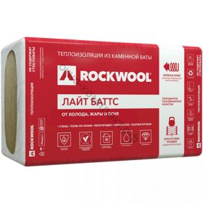 ROCKWOOL Лайт Баттс 37 кг/м3 1000*600*50*10 шт (0,3 м3/упак; 6 м2/упак) код:136966