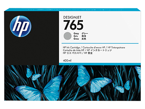 Картридж HP 765 Струйный Серый 400мл, F9J53A
