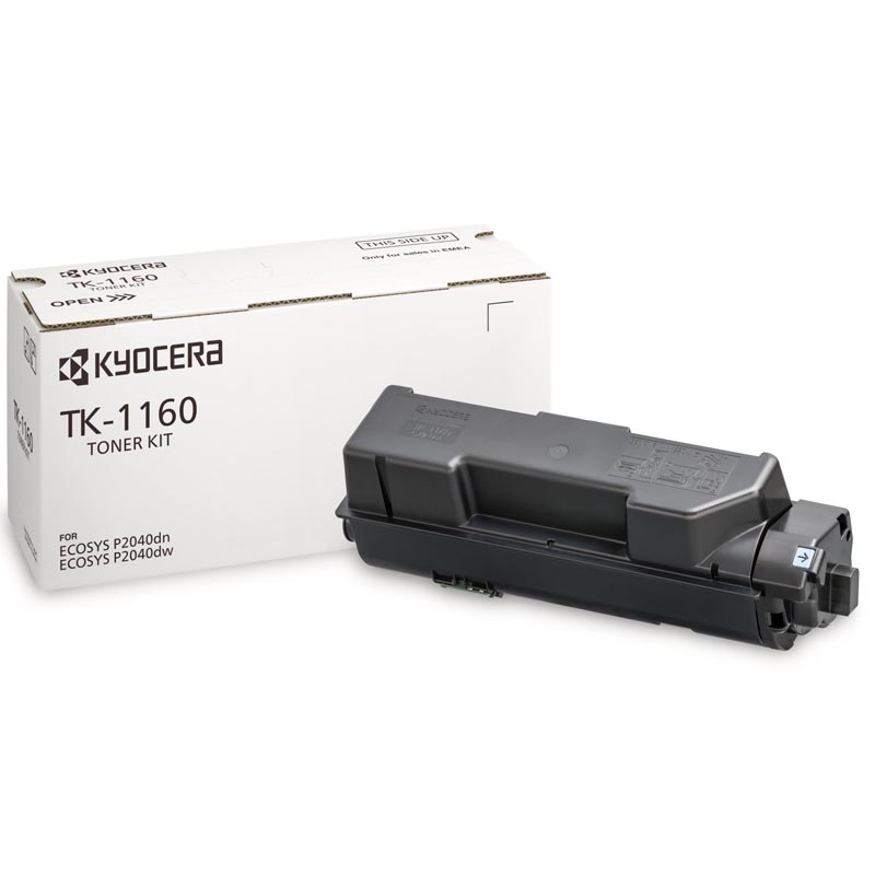 Тонер-картридж Kyocera TK-1160 Лазерный Черный 7200стр, 1T02RY0NL0