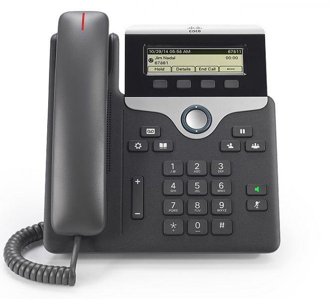 IP-телефон Cisco 7811 SIP Чёрный, CP-7811-K9=