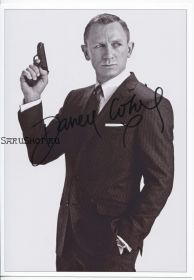 Автограф: Дэниэл Крэйг. "Бондиана". "Джеймс Бонд". "Агент 007"