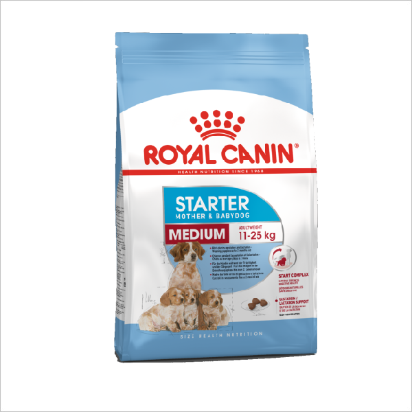 Сухой корм для собак щенков пород Royal Canin Medium Starter до 2 месяцев
