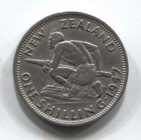 1 шиллинг 1947 Новая Зеландия XF-