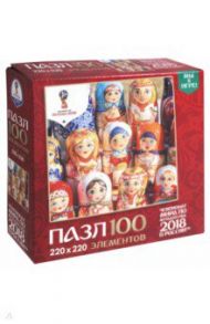 Пазл-100 "Матрешки. Расписные куклы" (03805)