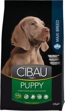 CIBAU PUPPY MAXI  (Сибау паппи макси) для щенков крупных пород, беременных и кормящих собак. 12кг