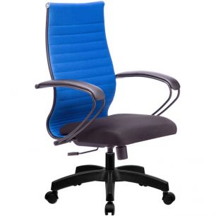 Кресло для руководителя Метта Комплект 19 синий, ткань