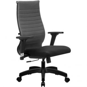 Кресло для руководителя Метта Комплект 19/2D темно-серый, ткань