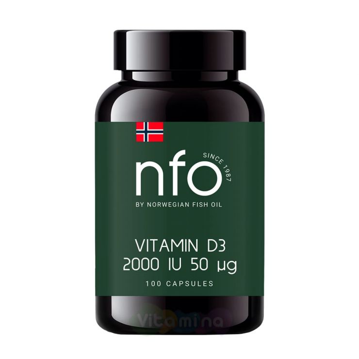NFO Витамин Д3 2000 МЕ, 100 капс