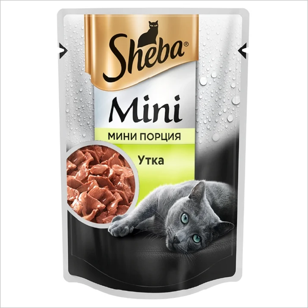 Влажный корм для кошек Sheba Mini мини-филе с уткой